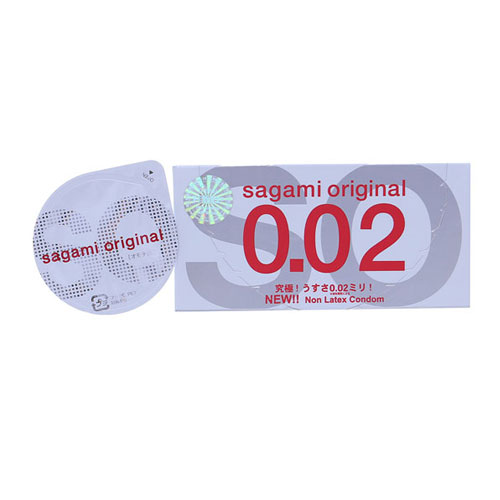 Bao Cao Su Sagami Original 0.02 Nhập Khẩu Từ Nhật Bản (2 cái)