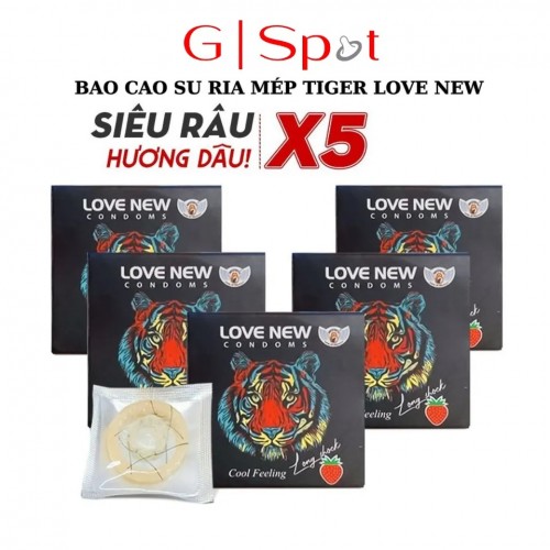 Bao Cao Su Lông Gai Râu Tiger Love New - HỘP 1 CÁI
