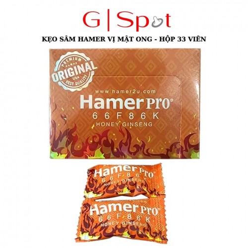 Kẹo Sâm Hamer Vị Mật Ong - Tăng Cường Sinh Lý Nam Giới - Bán Lẻ